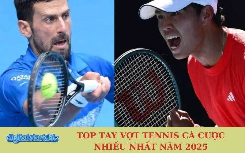 Top Tay Vợt Tennis Cá Cược Nhiều Nhất Năm 2025